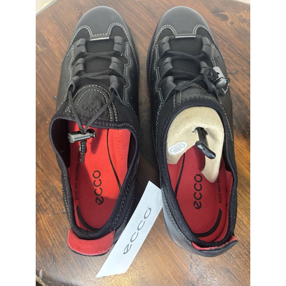 New, Never Worn Ecco Bluma Black Toggle Sneakers, 39, 8